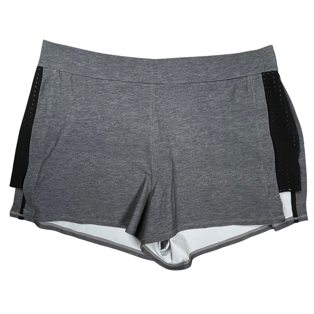 Lululemon &go On the Go Short Women 12 Greyt Deep Coal Liner Running NO SIZE TAG